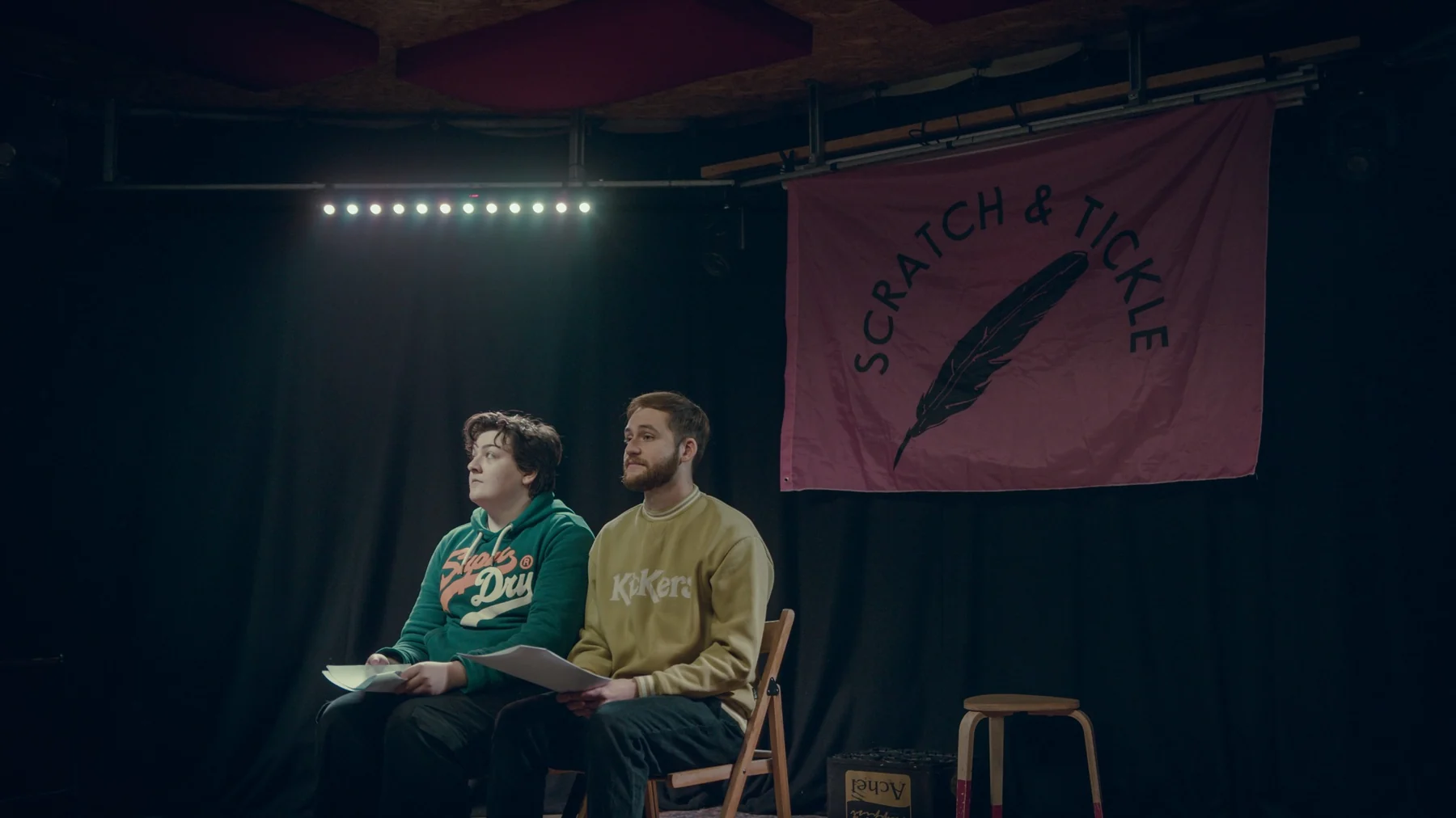 Scratch and Tickle stage readthrough still