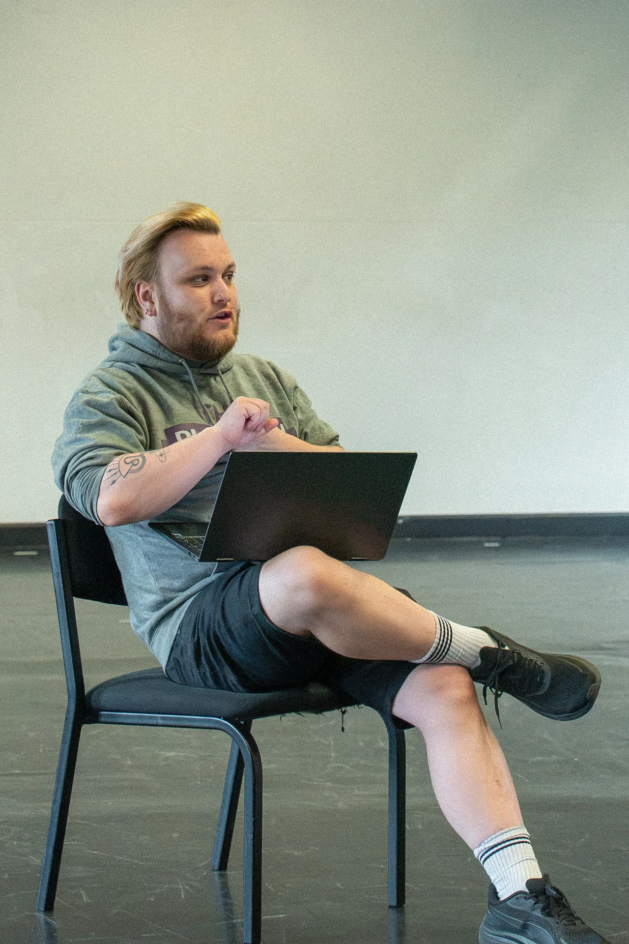 The Platform rehearsal portrait