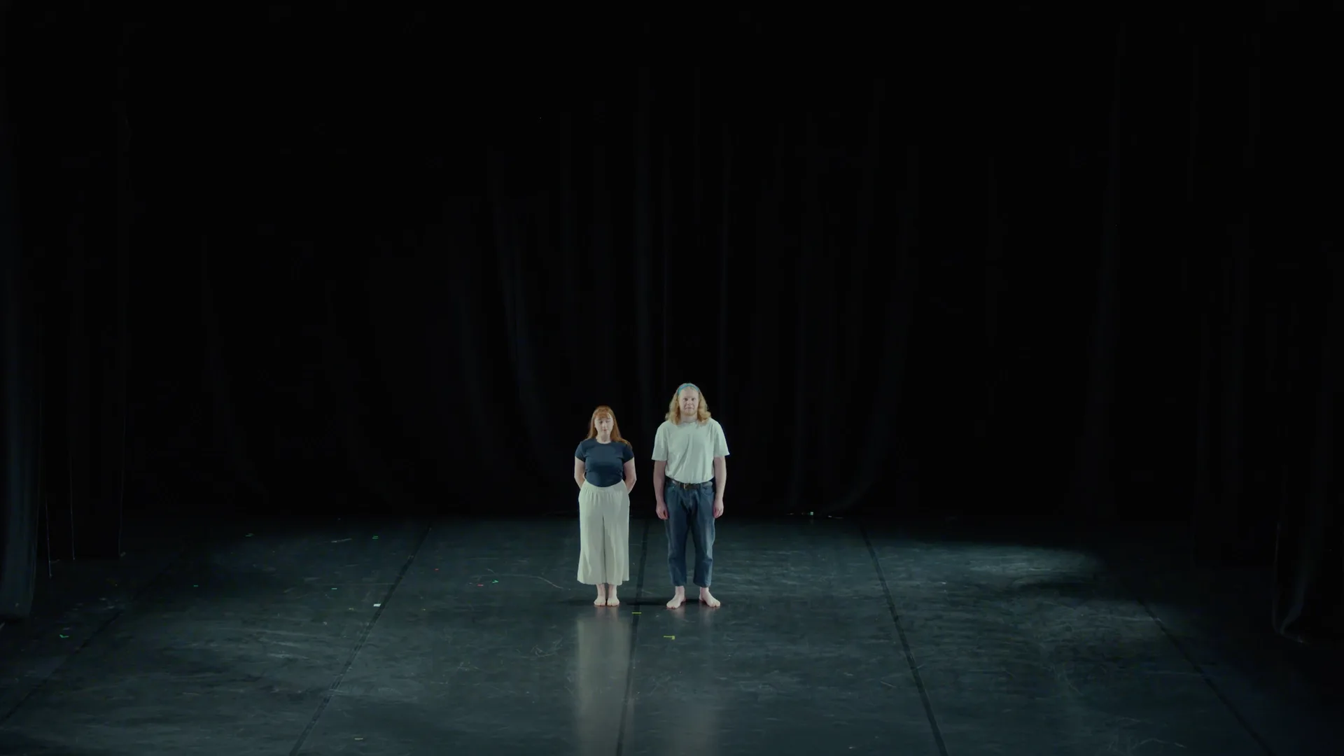 What Goes Up live performance still three