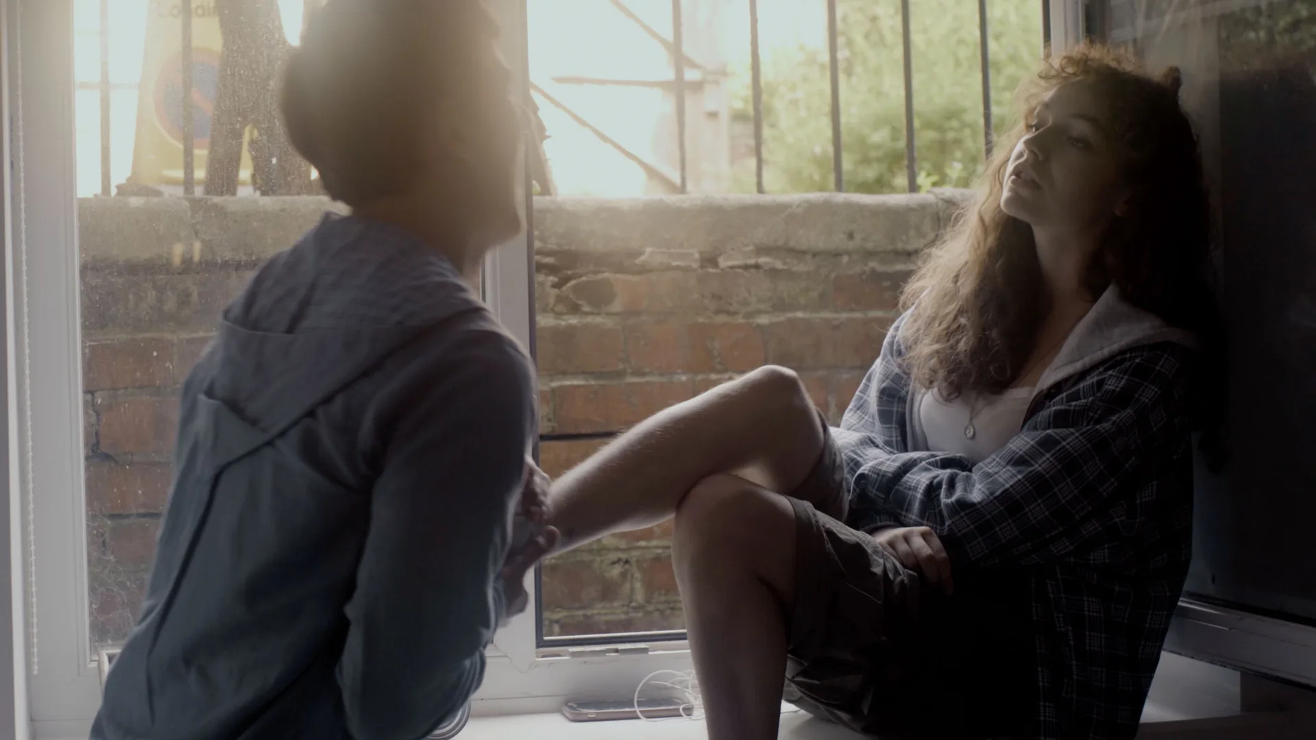 Sam and Riley during their Disclosure scene