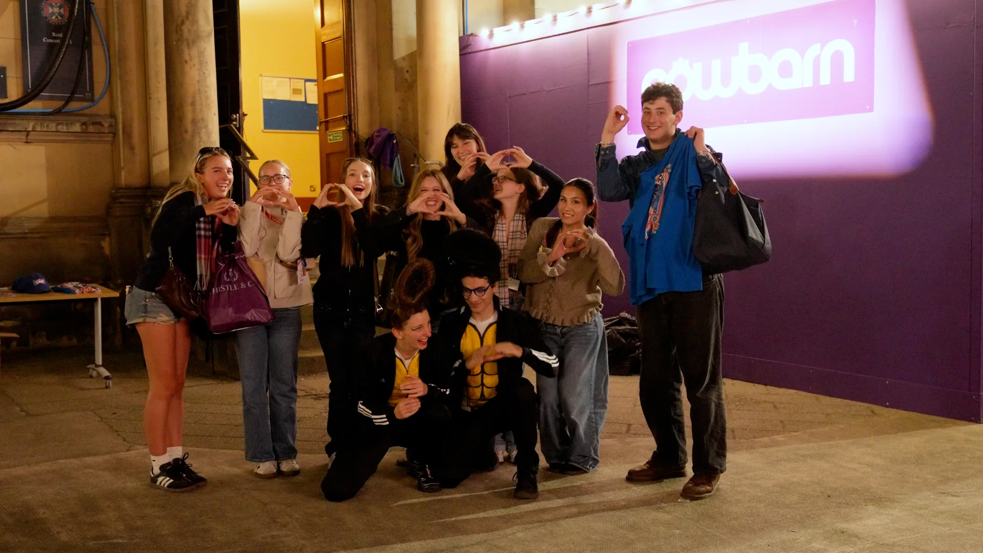 Chewboy Productions performers and team at the Fringe