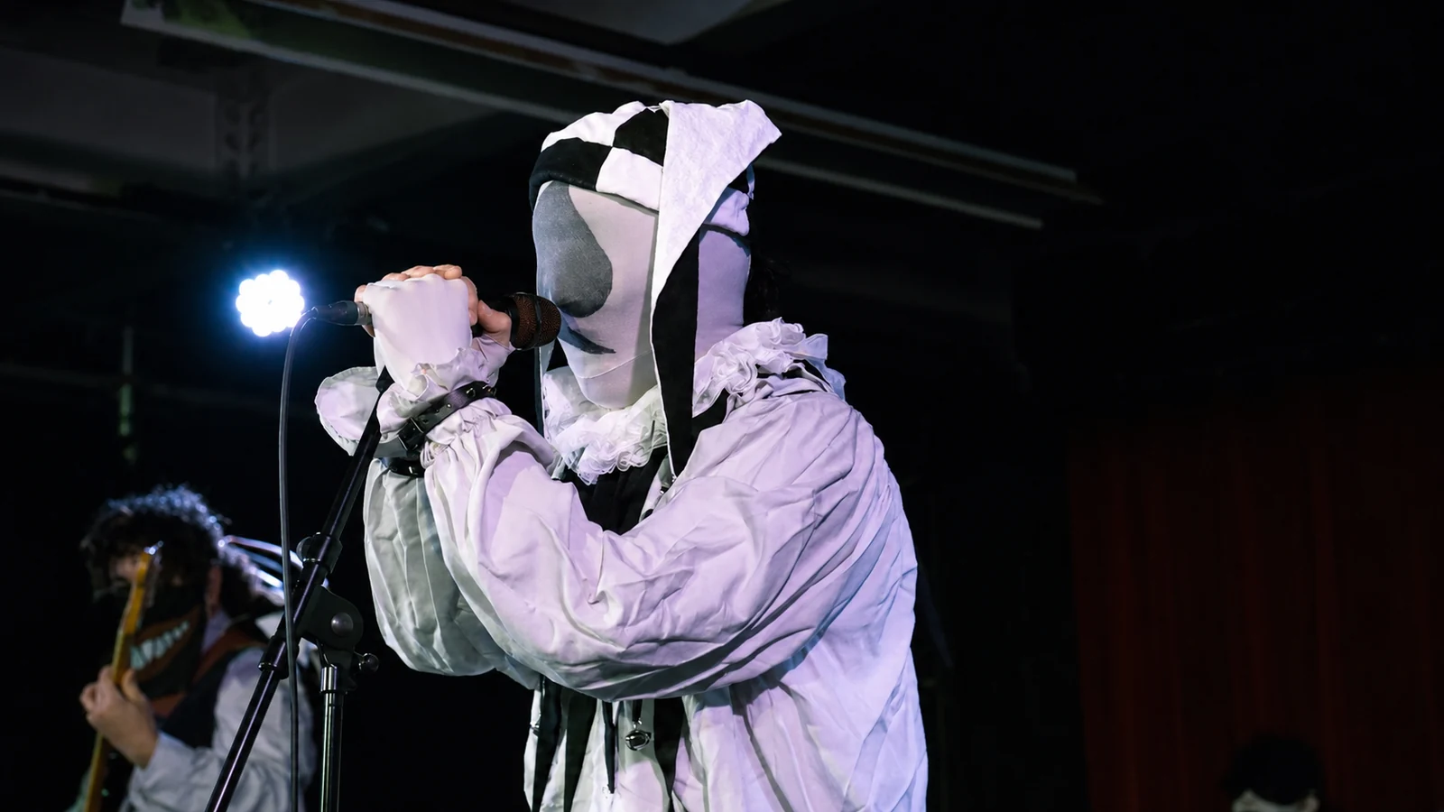 Costumed performer on stage
