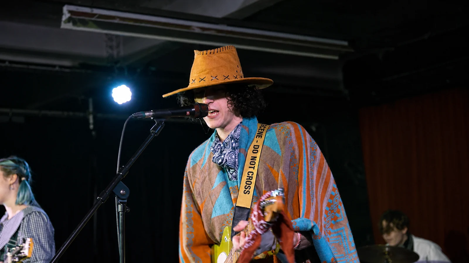 Singer performing at The New Age Fundraiser