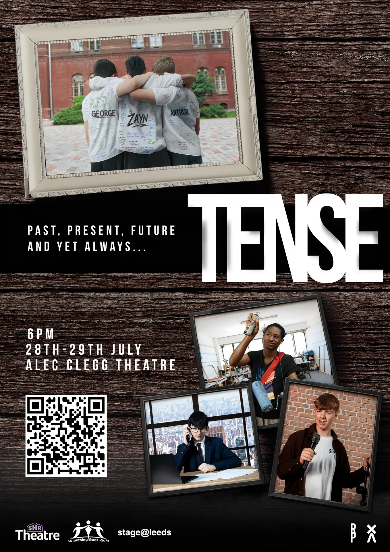 Tense poster design