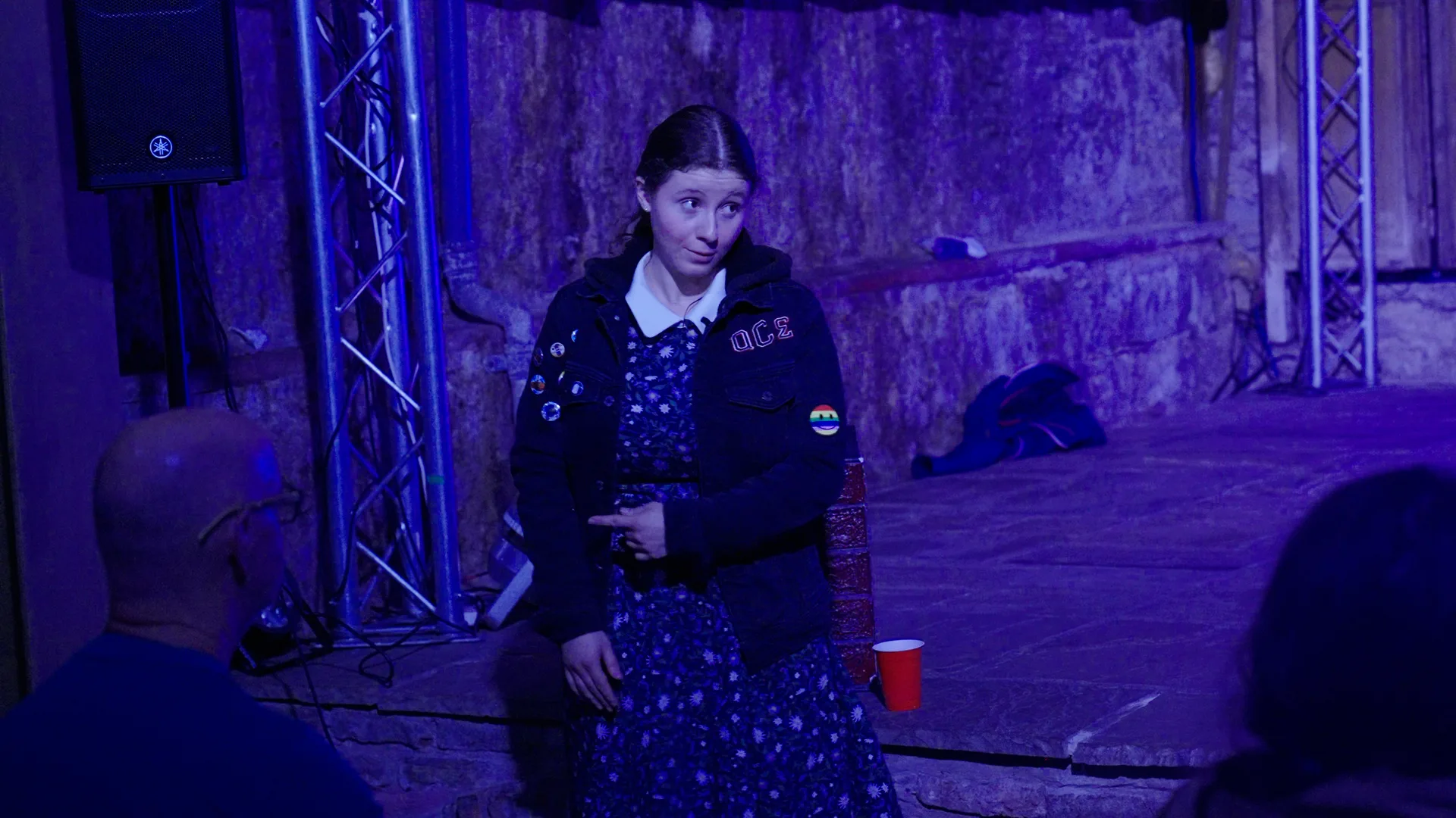That’s Ace performance under purple stage lighting